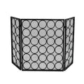 Three Panel Iron Firescreen K55598