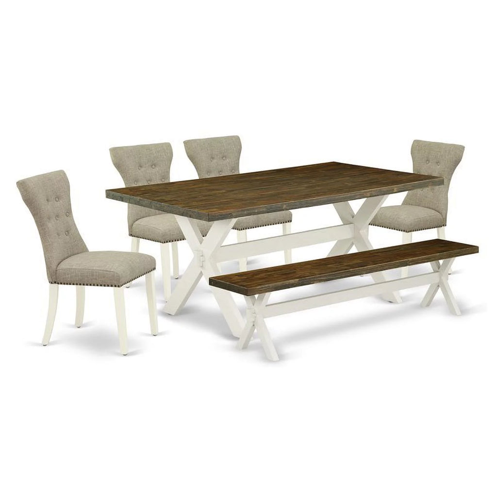 6-piece Wood Dining Table Set L235397