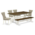 6-piece Wood Dining Table Set L235397