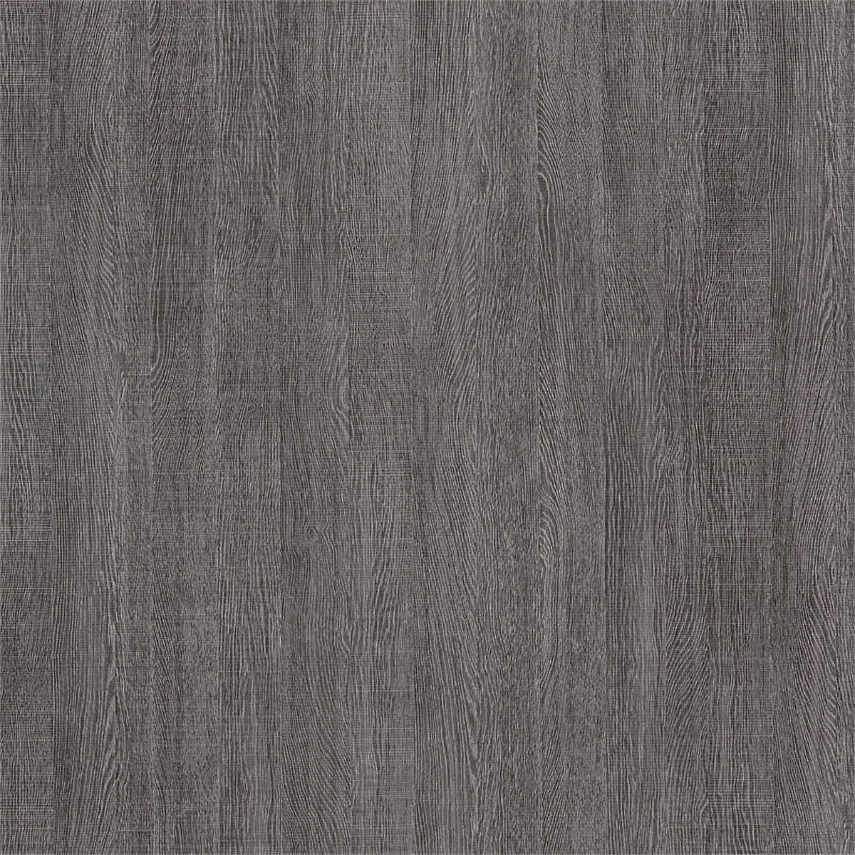 Bark Gray Full Murphy Bed with Storage Cabinets X7354