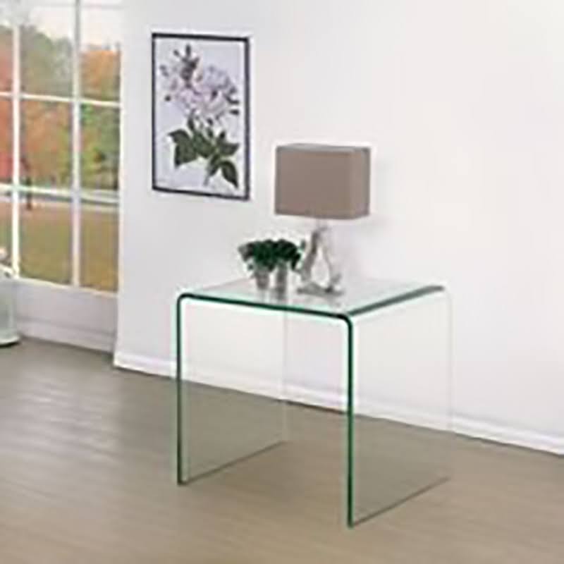 Clear Glass End Table V899606