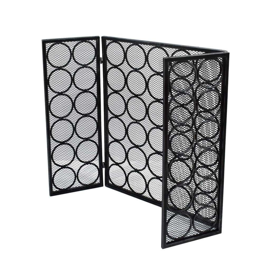 Three Panel Iron Firescreen K55598