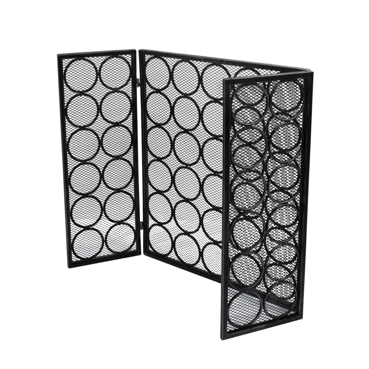 Three Panel Iron Firescreen K55598