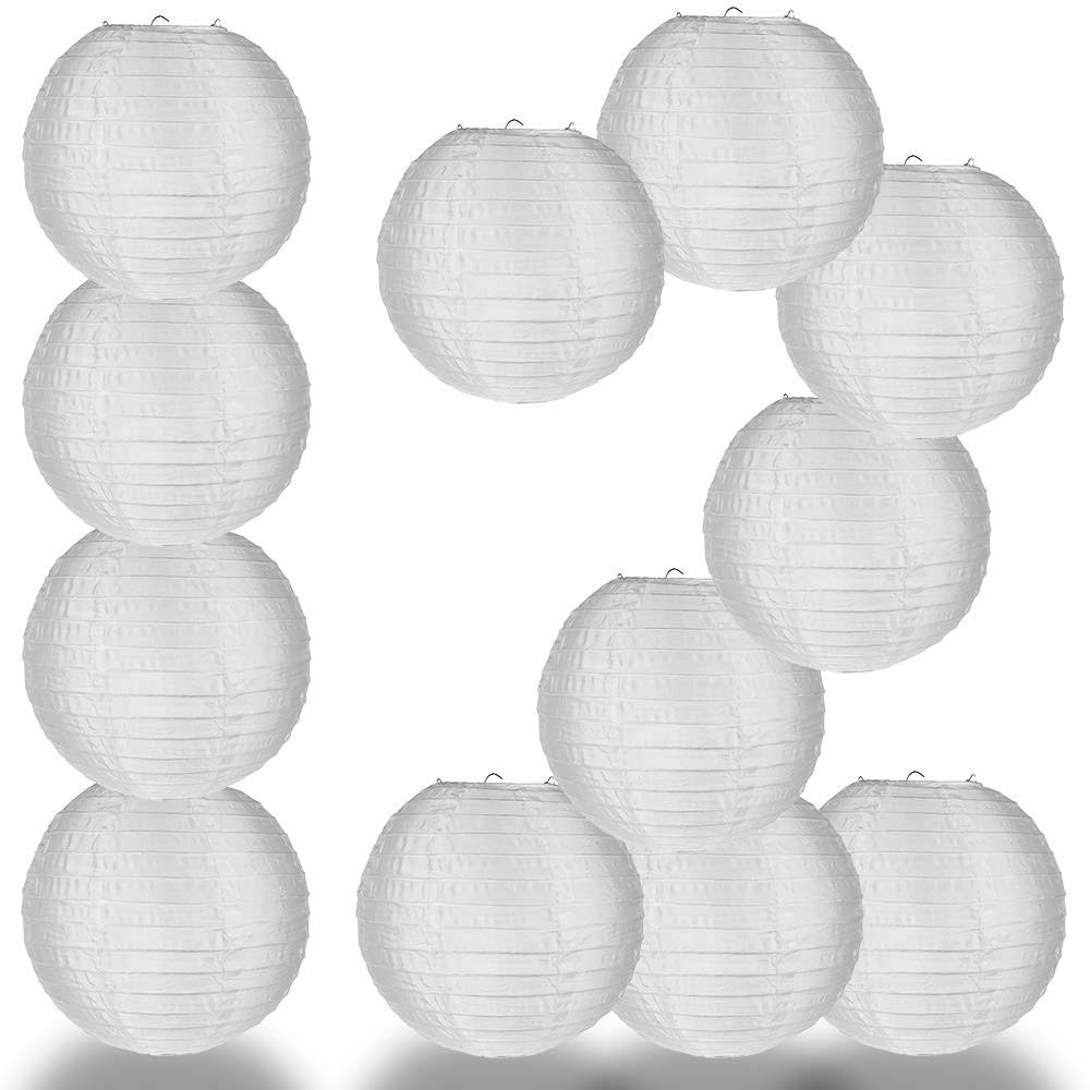 12 Pack 14 inch White Nylon Lantern Set F491131