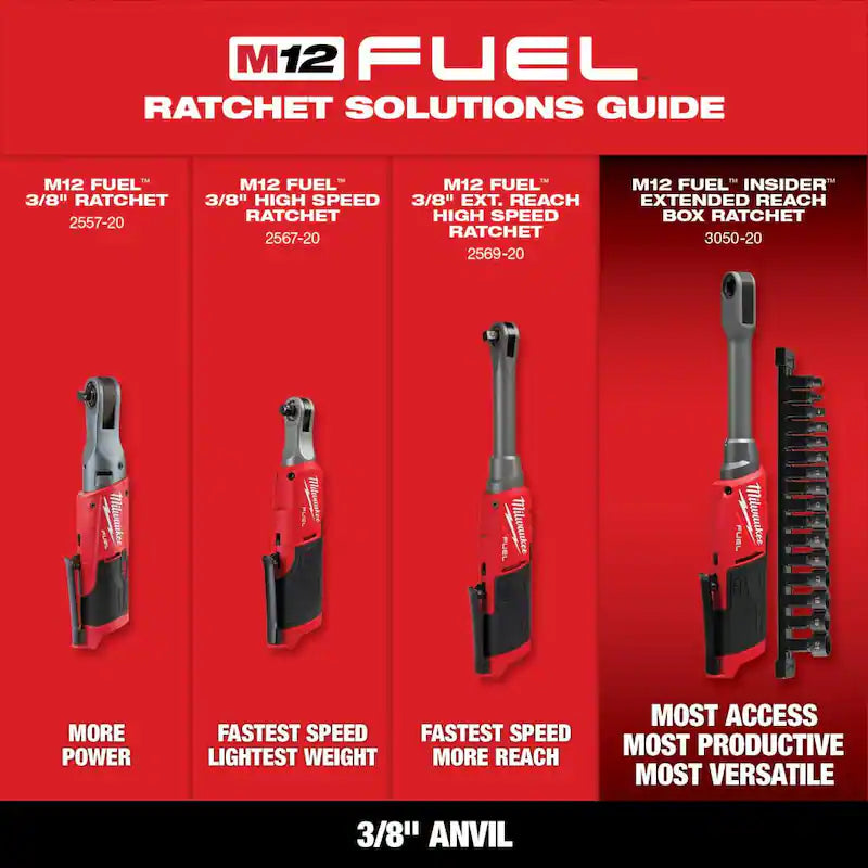 12-Volt Lithium-Ion Brushless Cordless 3/8 in. Ratchet C395
