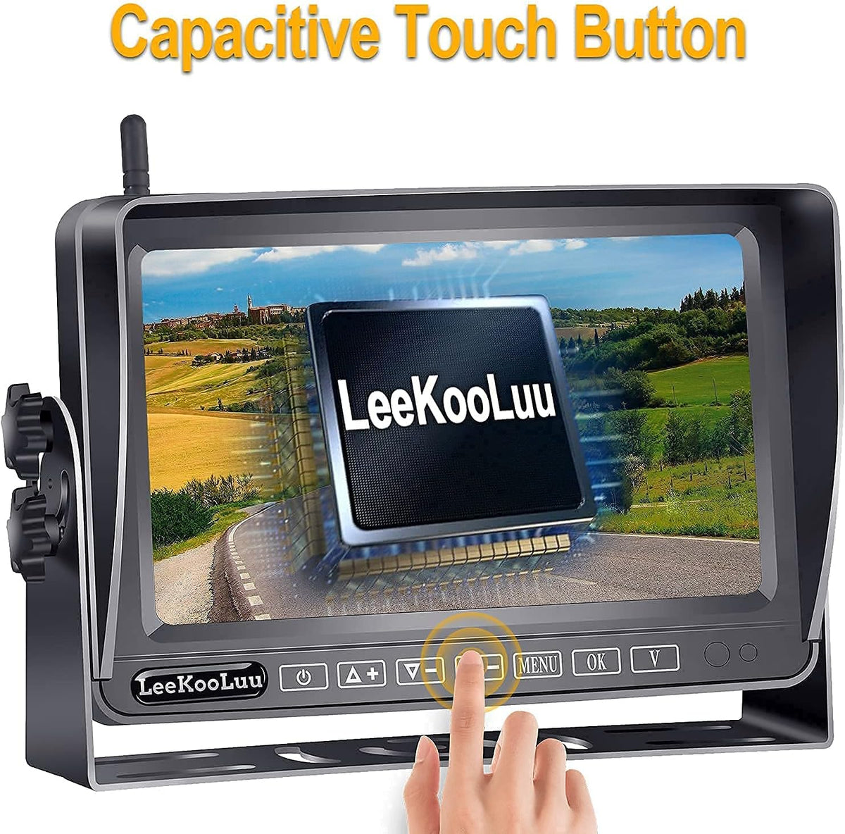 Wireless HD 1080P Backup Camera 7 Inch Monitor Rear View System A894