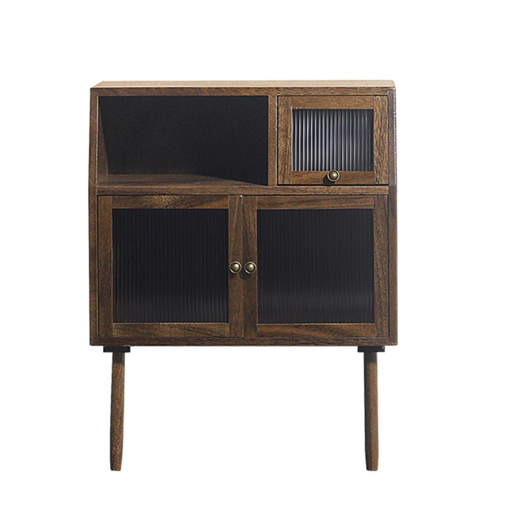 1/6 1/12 Scale Dollhouse Walnut Cabinets Cupboard K376