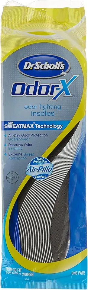 Odor Fighting Insoles Trim to Fit 1 Pair Pack of 12 O4321