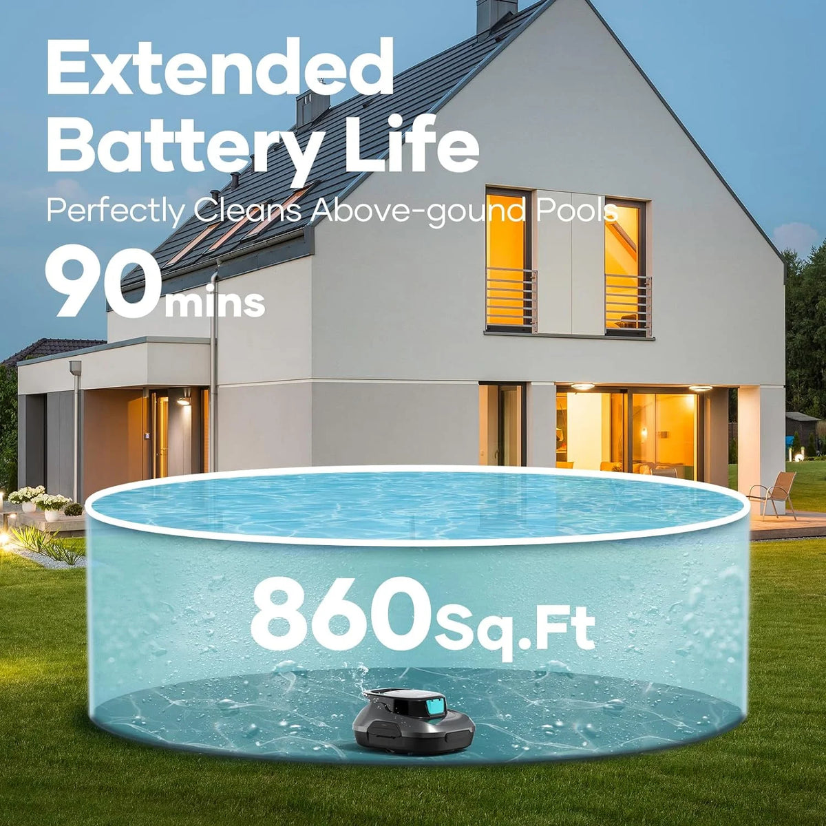 Cordless Robotic Pool Cleaner C165340