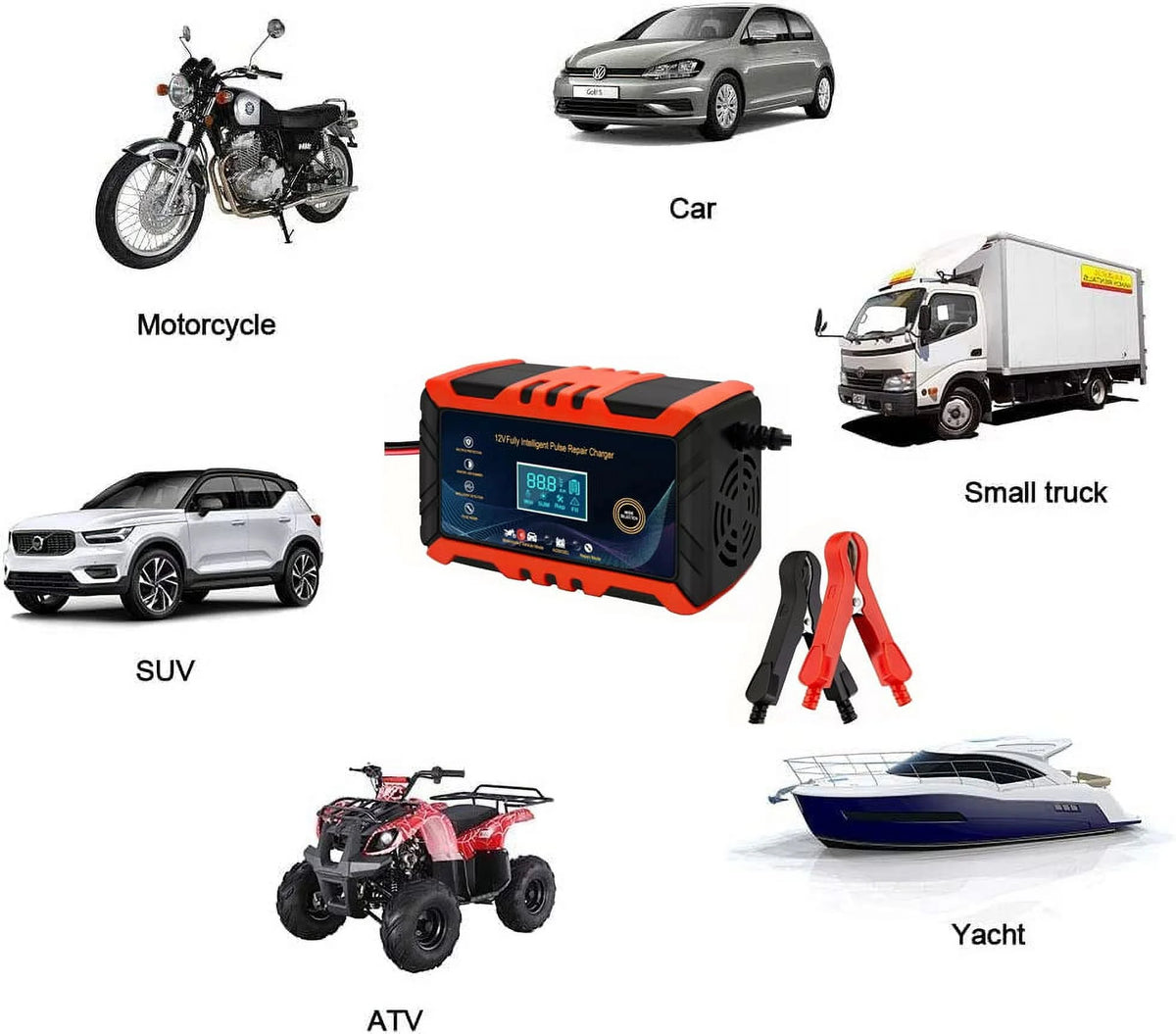 12V/6A Automatic Smart Battery Charger R914