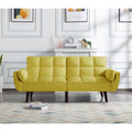 74.4 inch Foam Futon Sofa Bed with 2 Pillows N85126