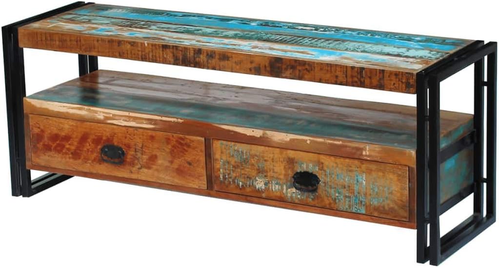 Solid Reclaimed Wood TV Cabinet Q865