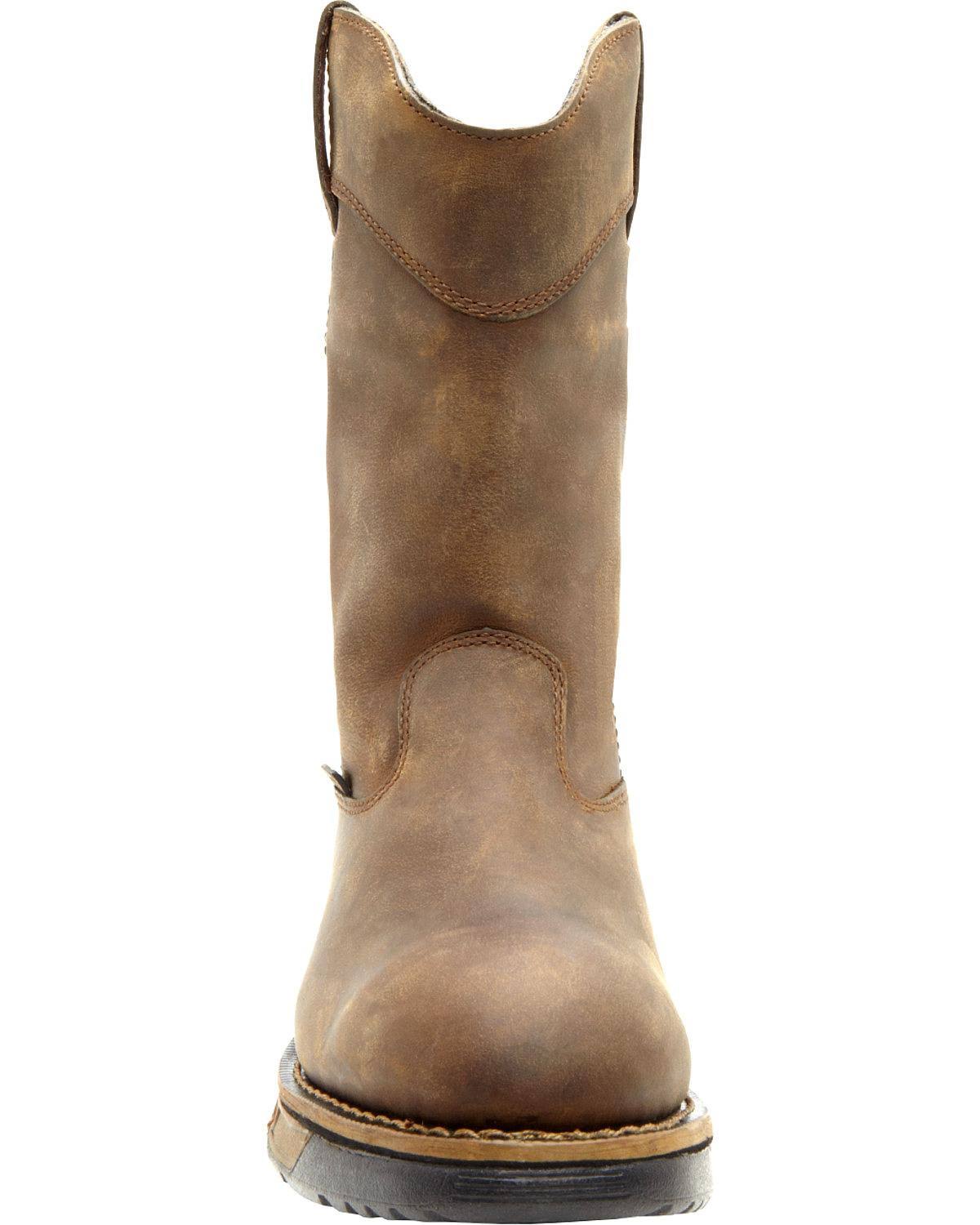 Brown Waterproof Wellington Boots G847