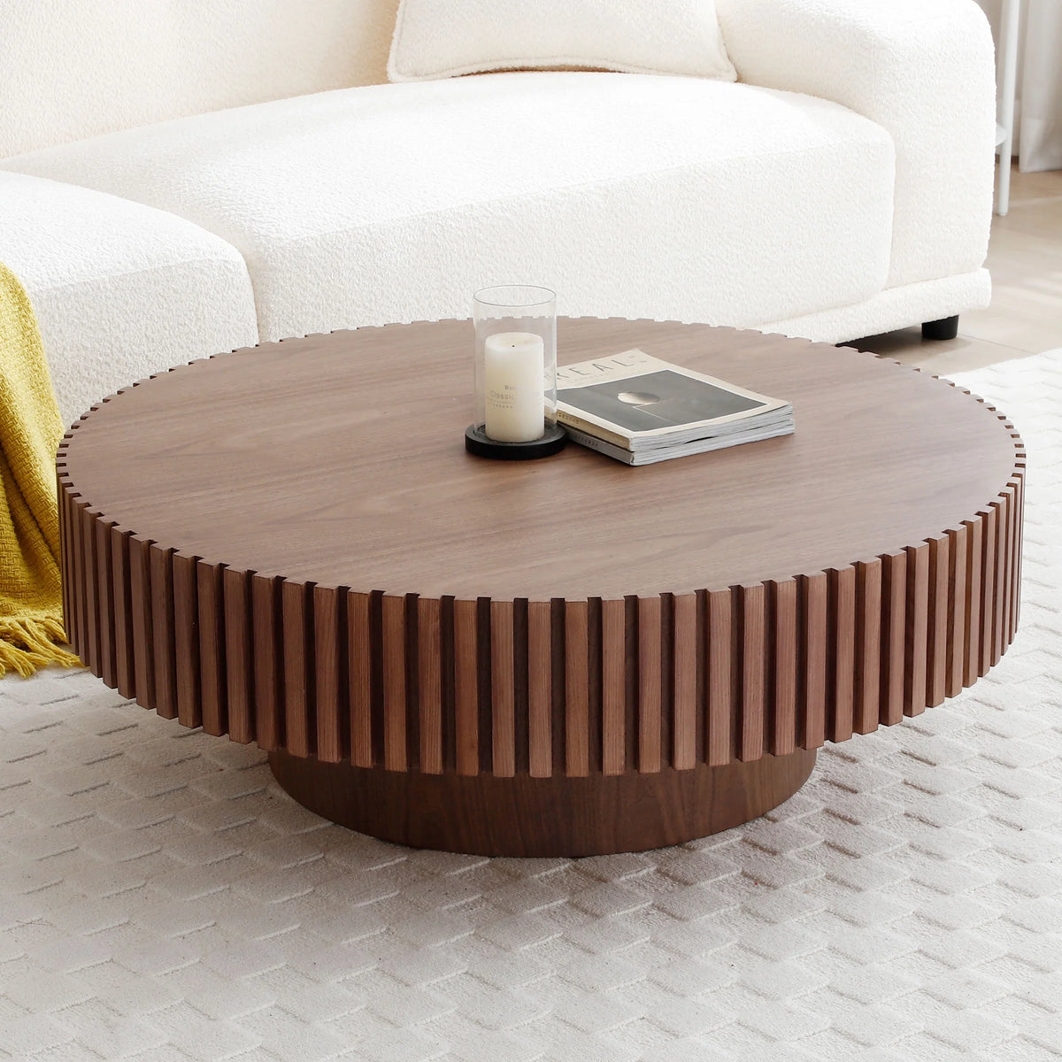 39.37'' Round MDF Coffee Table G27063