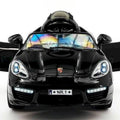 12V Ride-On Car with Parental Remote, MP3, LED Lights, Black X1523