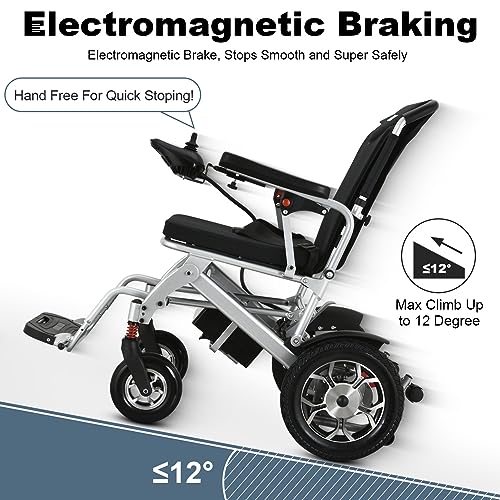 Portable electric wheelchairs Foldable Lightweight All Terrain Power Motorized wheelchairs X7253