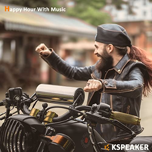 Motorcycle Bluetooth Waterproof Speakers Built-in Amplifier 3 Inch A8928