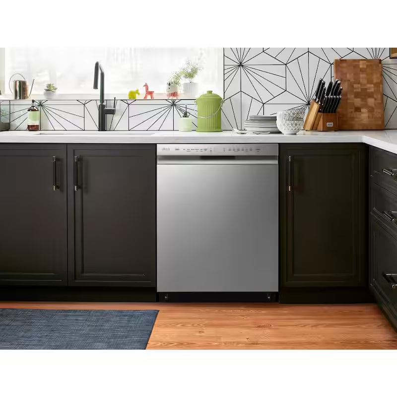 Stainless Steel Front Control Dishwasher with 3rd Rack I3559