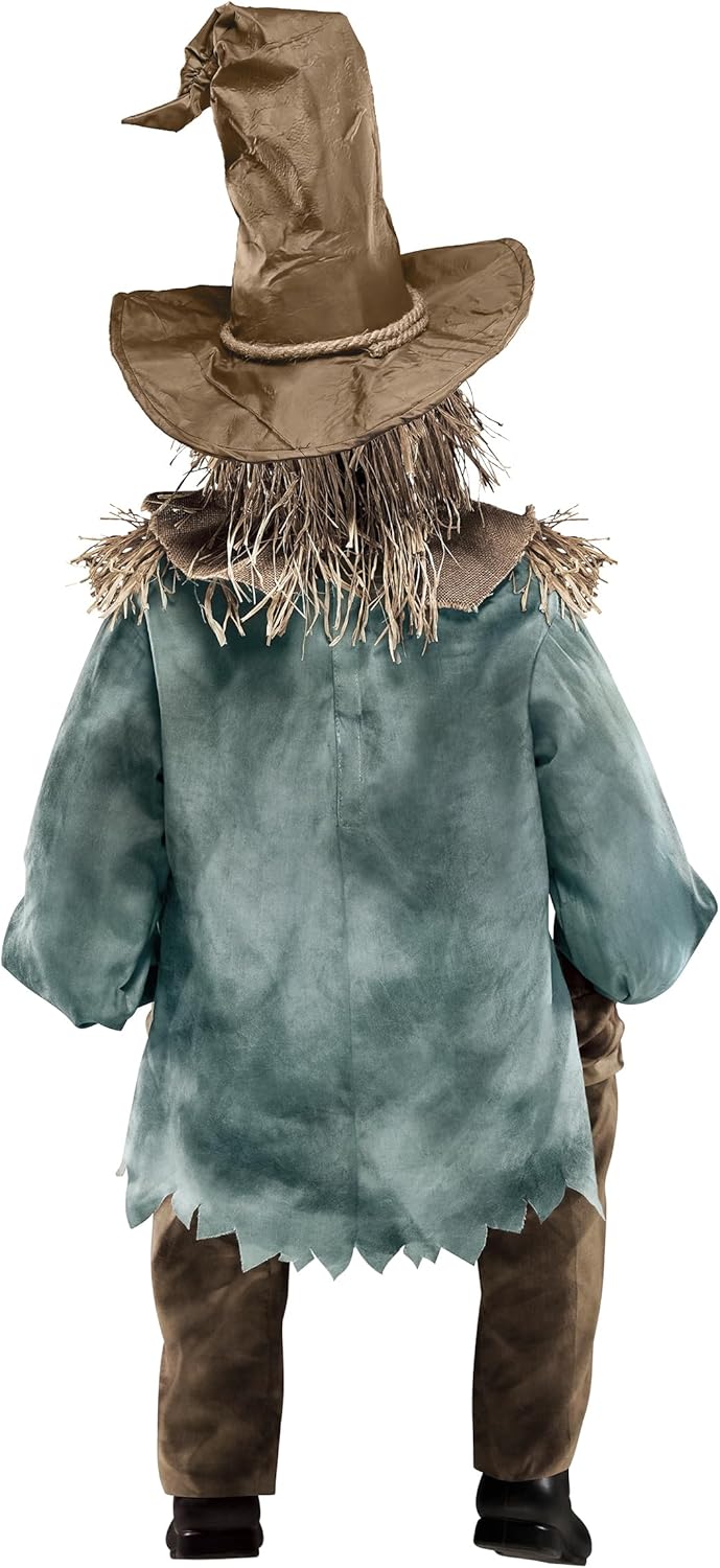 4.5 Ft Scary Sitting Scarecrow Animatronic N990
