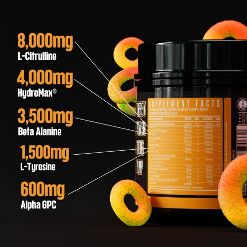40 Servings Pre-Workout with L-Citrulline, Beta-Alanine K209861