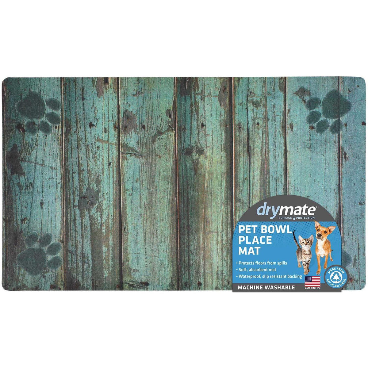 Pet Bowl Placemat Dog & Cat Food Feeding Mat K78693