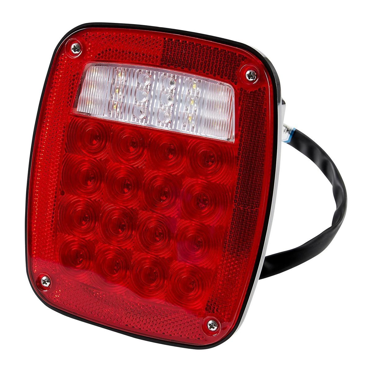 LED Rectangular 6 Function Tail Signal Light D8161