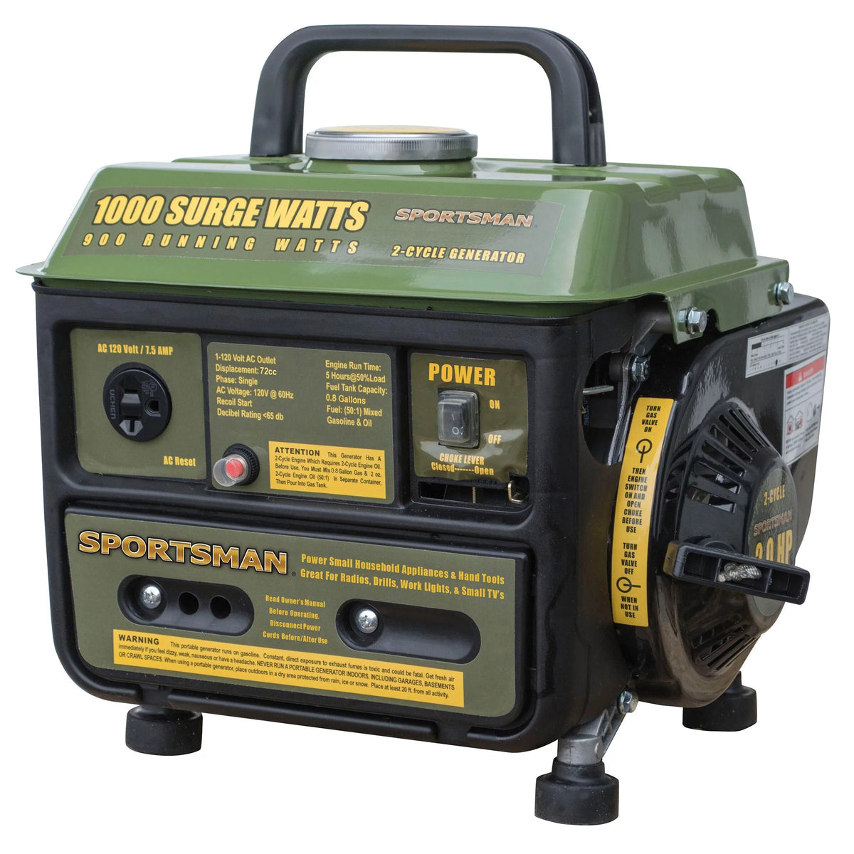 1000 W Portable Generator Y8569