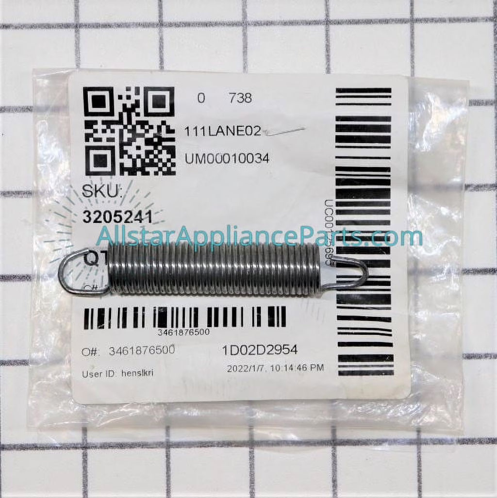 Washer/Dryer Combo Idler Spring E705119