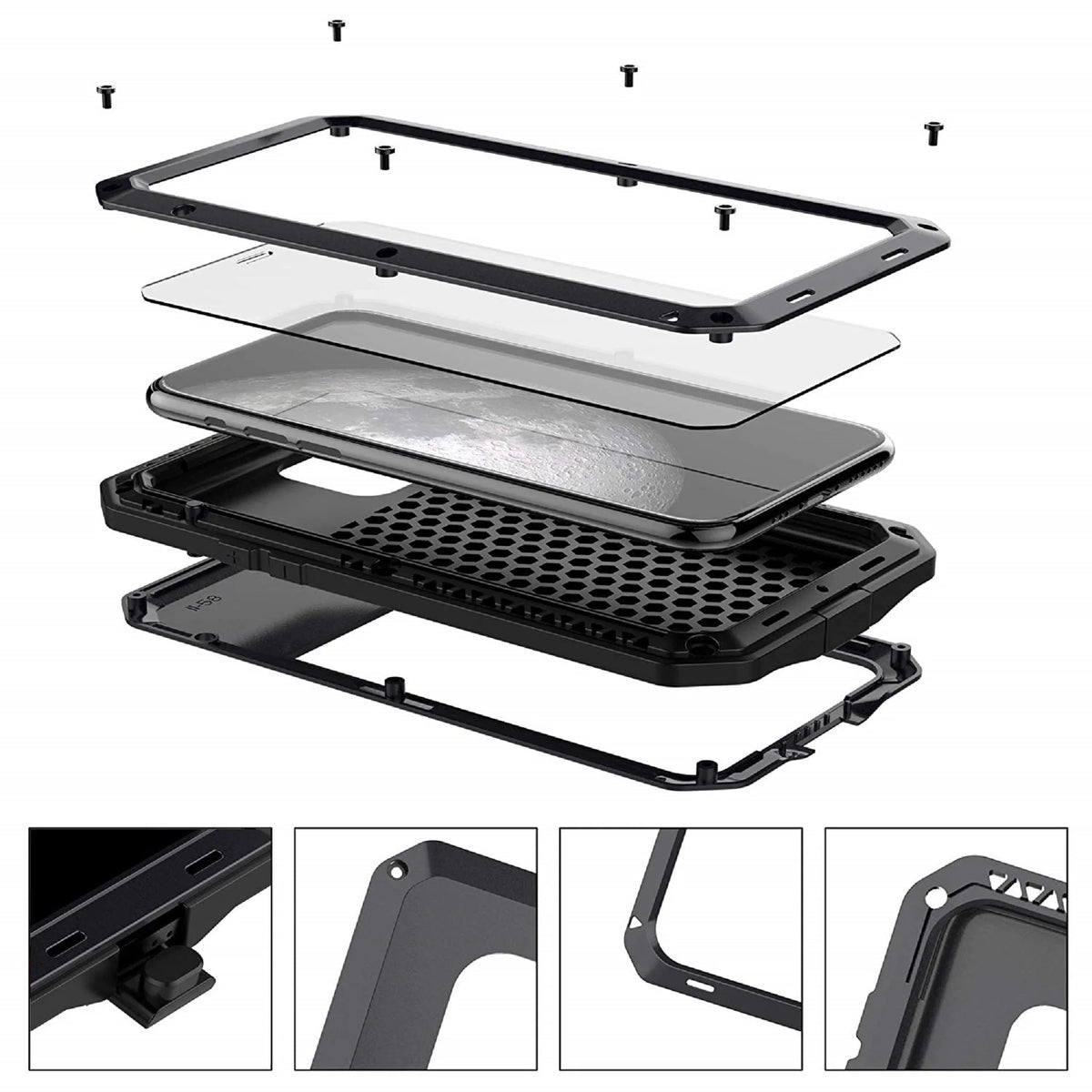 White Aluminum Metal iPhone 5s Case U689499