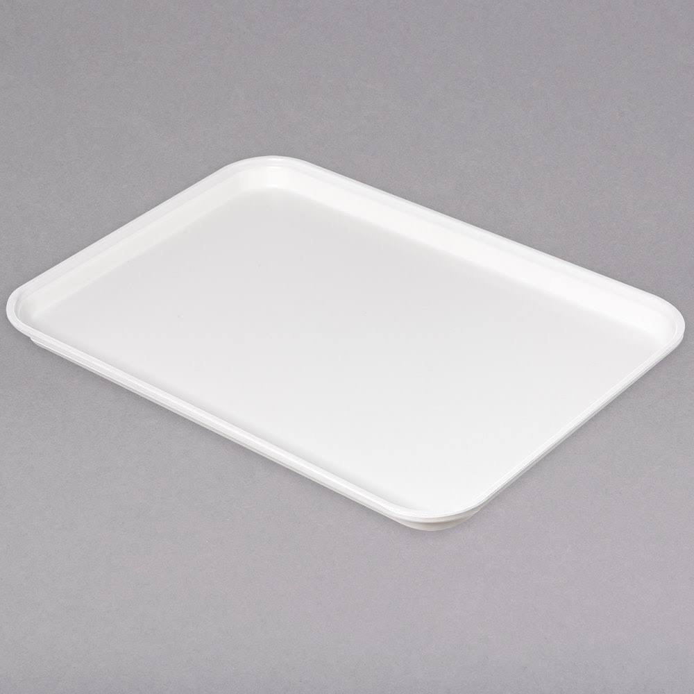 Pearl White Fiberglass Market Tray C68958