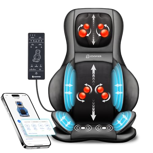 Shiatsu Neck Back Massager with Heat, Dark Gray O617632