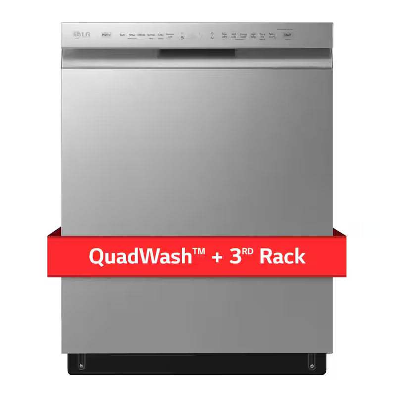 Stainless Steel Front Control Dishwasher with 3rd Rack I3559