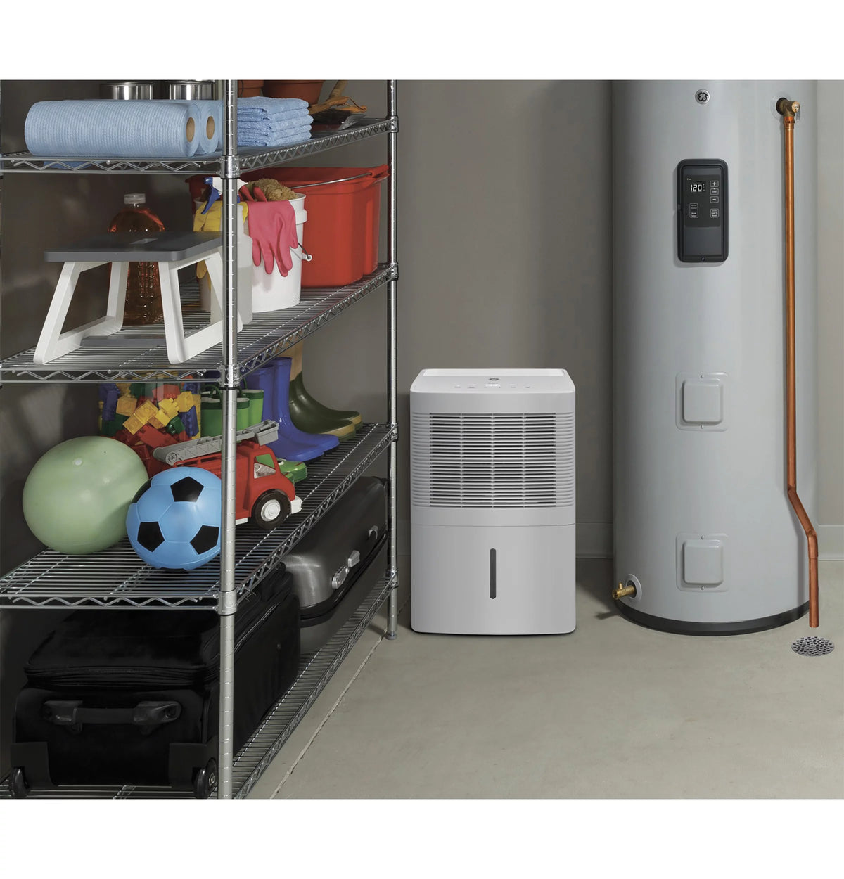 White 20 Pt Portable Dehumidifier Y71152