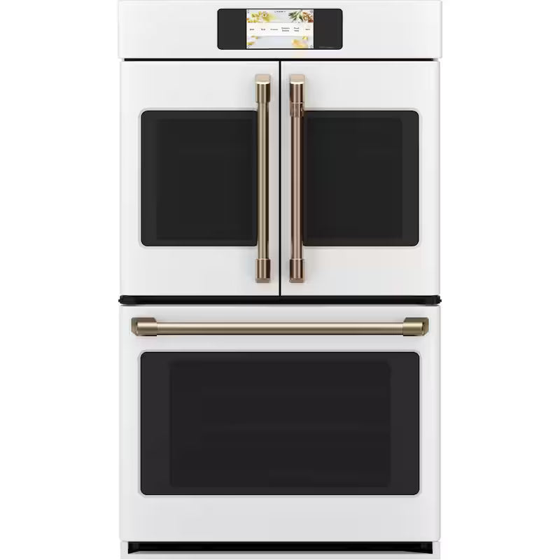 30 in. Double Electric Wall Oven with Convection Self Cleaning in Matte White F601241
