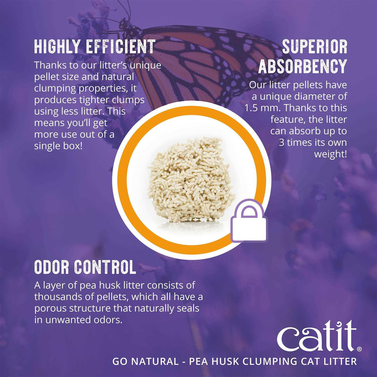 Pea Husk Clumping Cat Litter P314