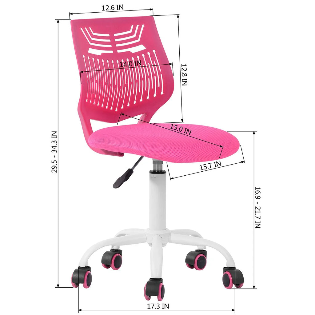 Pink Plastic Task Chair I5399