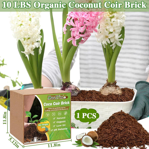 10LB Compressed Coco Coir Brick F531