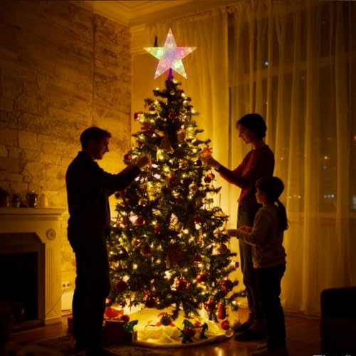 Color Changing Christmas Star Tree Topper Z71872