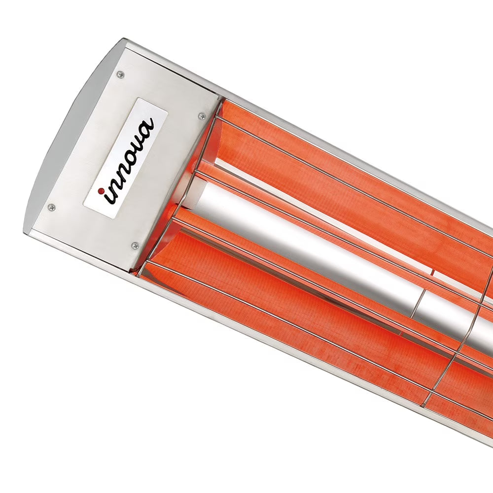 5000 Watt Electric Infrared Dual Element Heater Stainless Steel Finish P358810