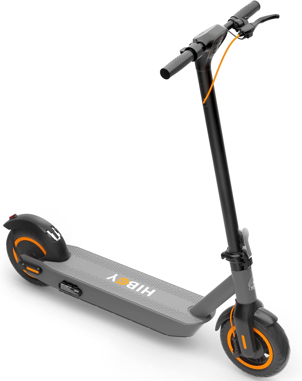 Electric Kick Scooter, 40.4 Miles Range, 500W Motor, 19 MPH Speed, 10-inch Air-Filled Tire W374