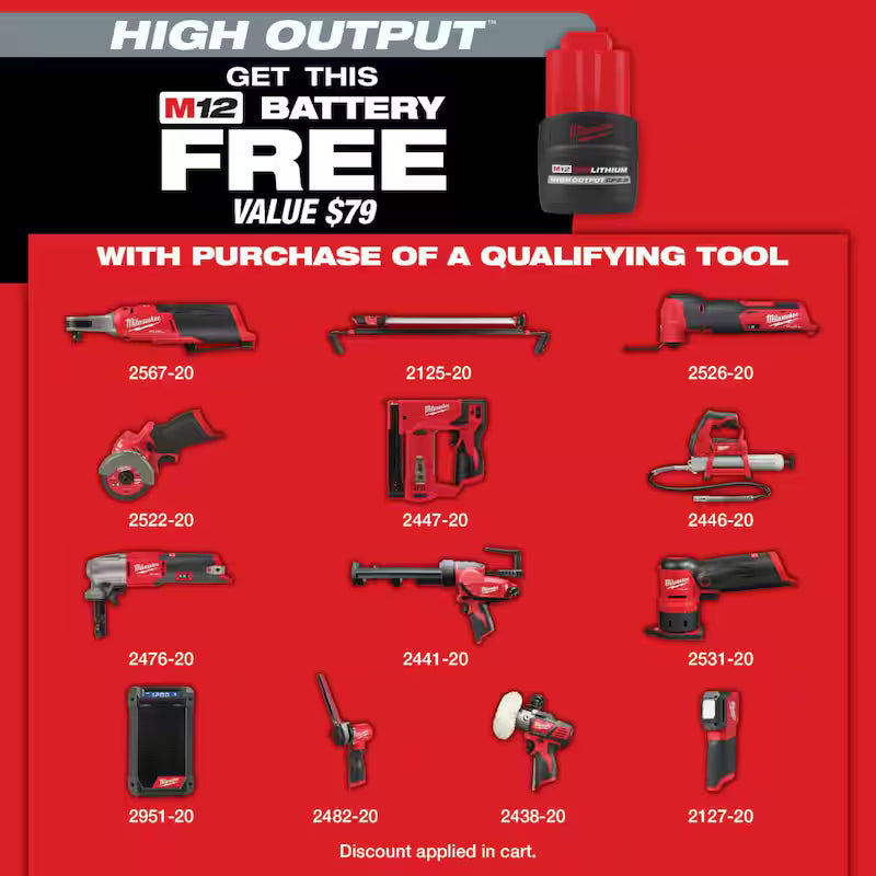 12-Volt Lithium-Ion Brushless Cordless 3/8 in. Ratchet C395