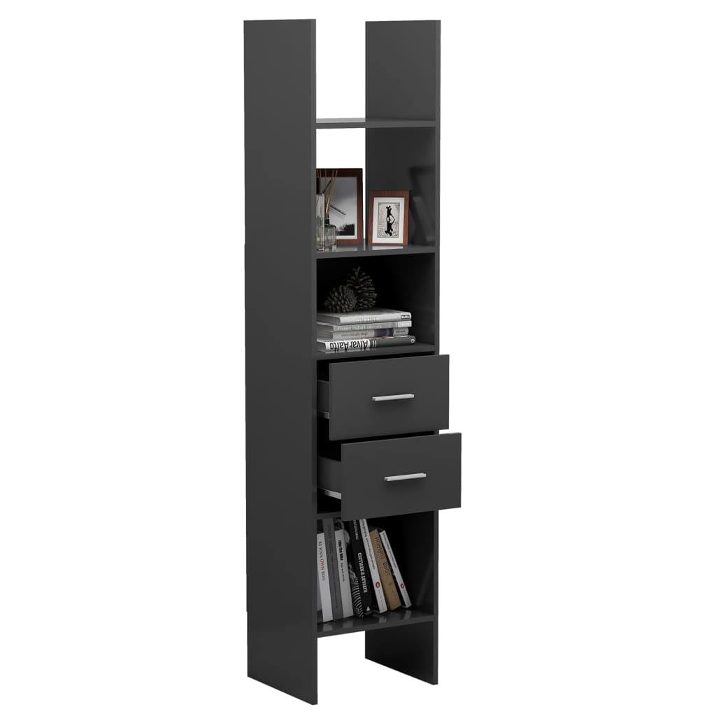 Gray Chipboard Book Cabinet D273517