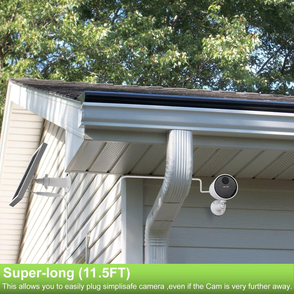 Silver 2PACK Solar Panel for Outdoor Security Camera K903