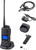 5 Watts UHF Rechargeable Two Way Radios 4 Pcs with Shoulder Mic M3900