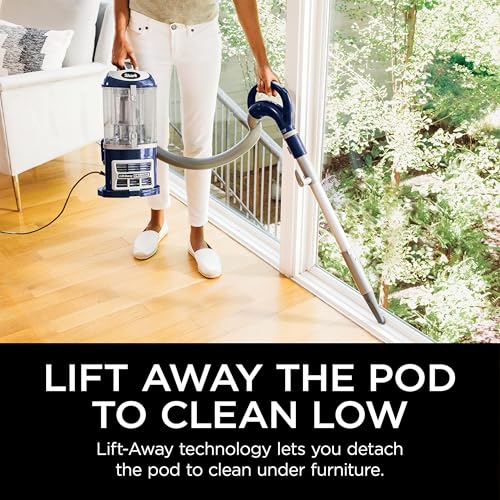 Blue Upright Vacuum with HEPA Filter X501