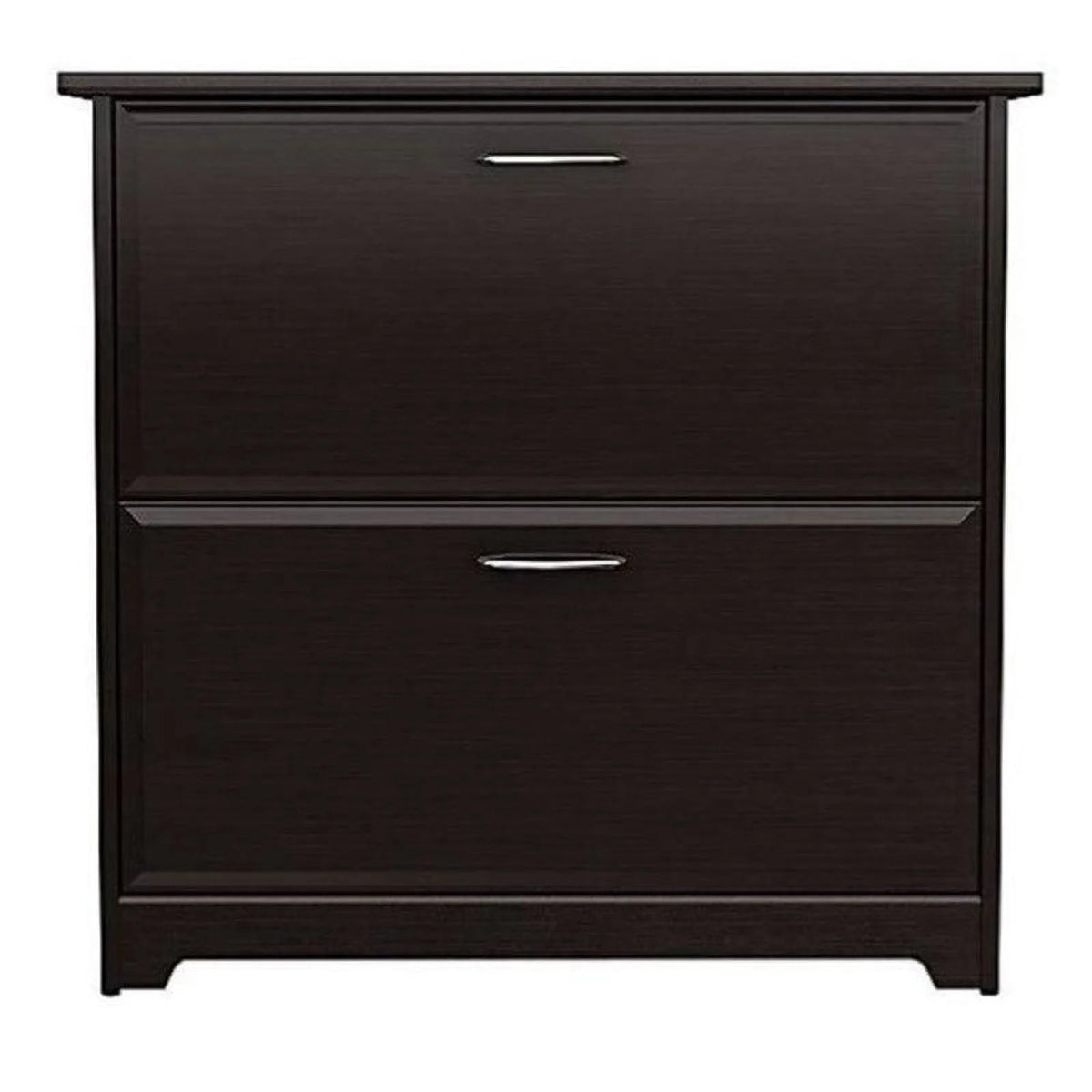 2 Drawer Lateral File Cabinet in Espresso Oak R829