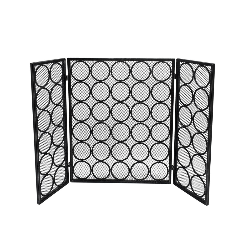Three Panel Iron Firescreen K55598