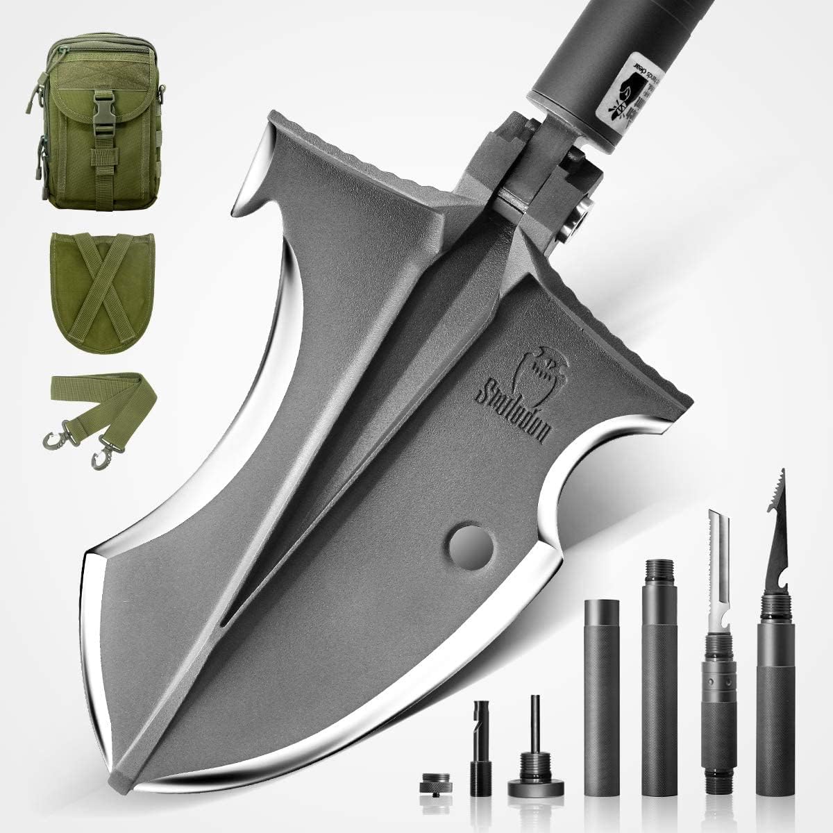 Folding Camping Shovel Multifunctional Multi Tool F624