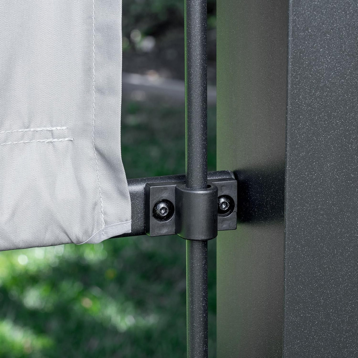 8 x 10 Ft. Metal Pergola with Adjustable Gray Canopy P835