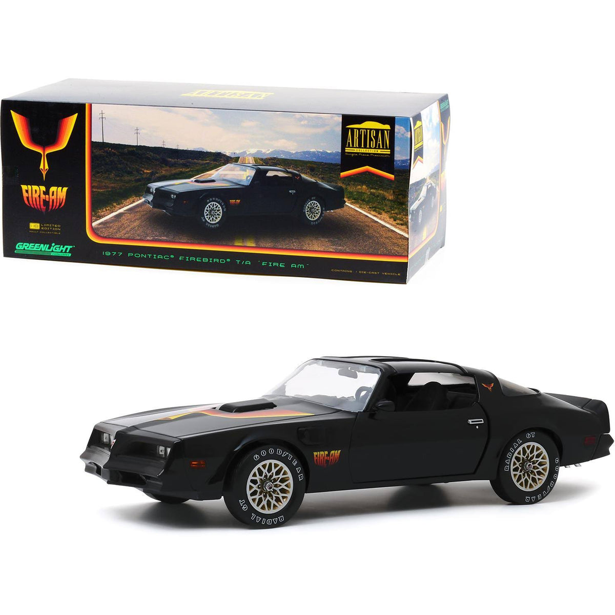 Black 1/18 Diecast Model Car T616